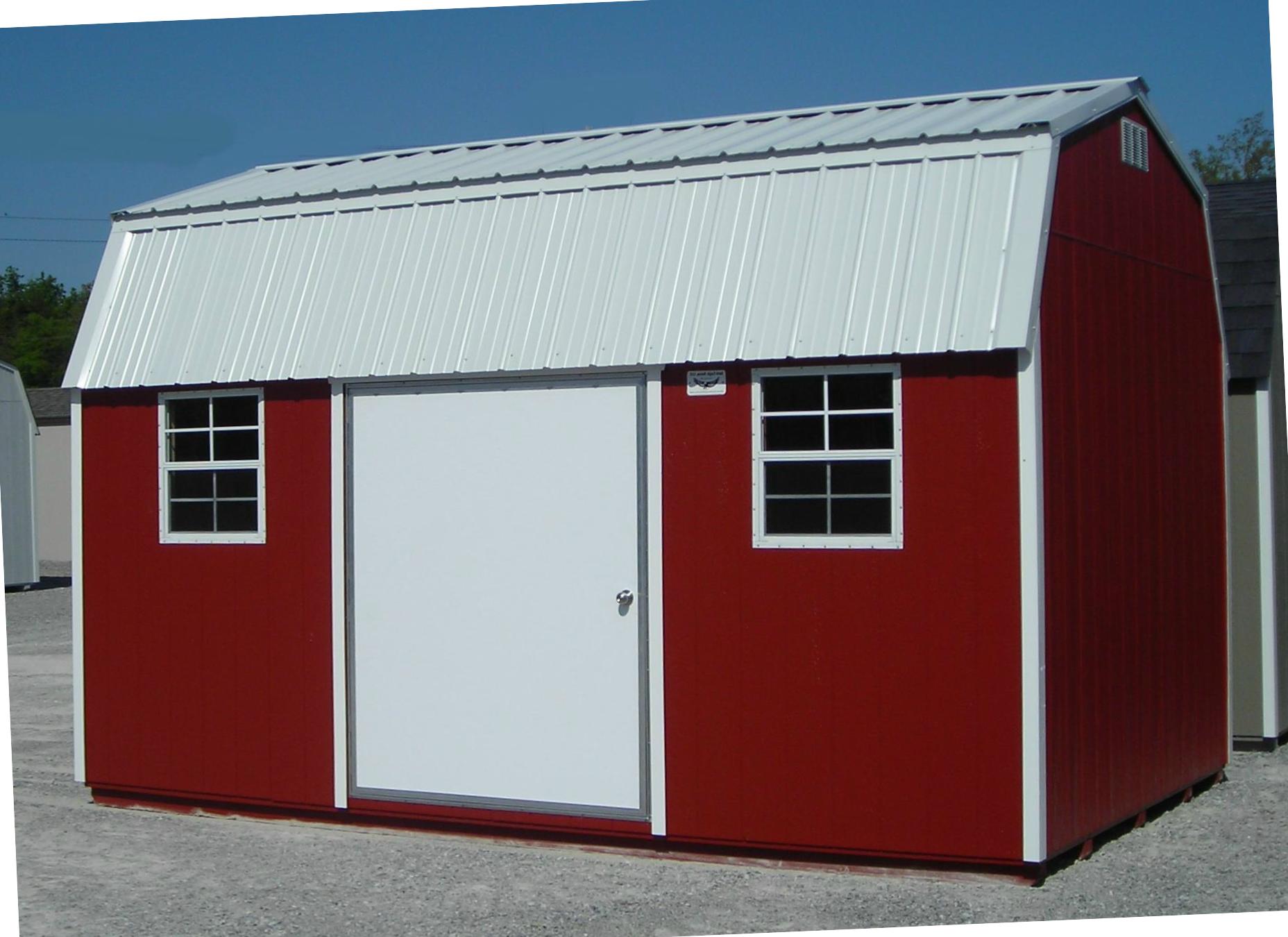 Wood Storage Sheds - Bald Eagle Barns - Metal Roofing